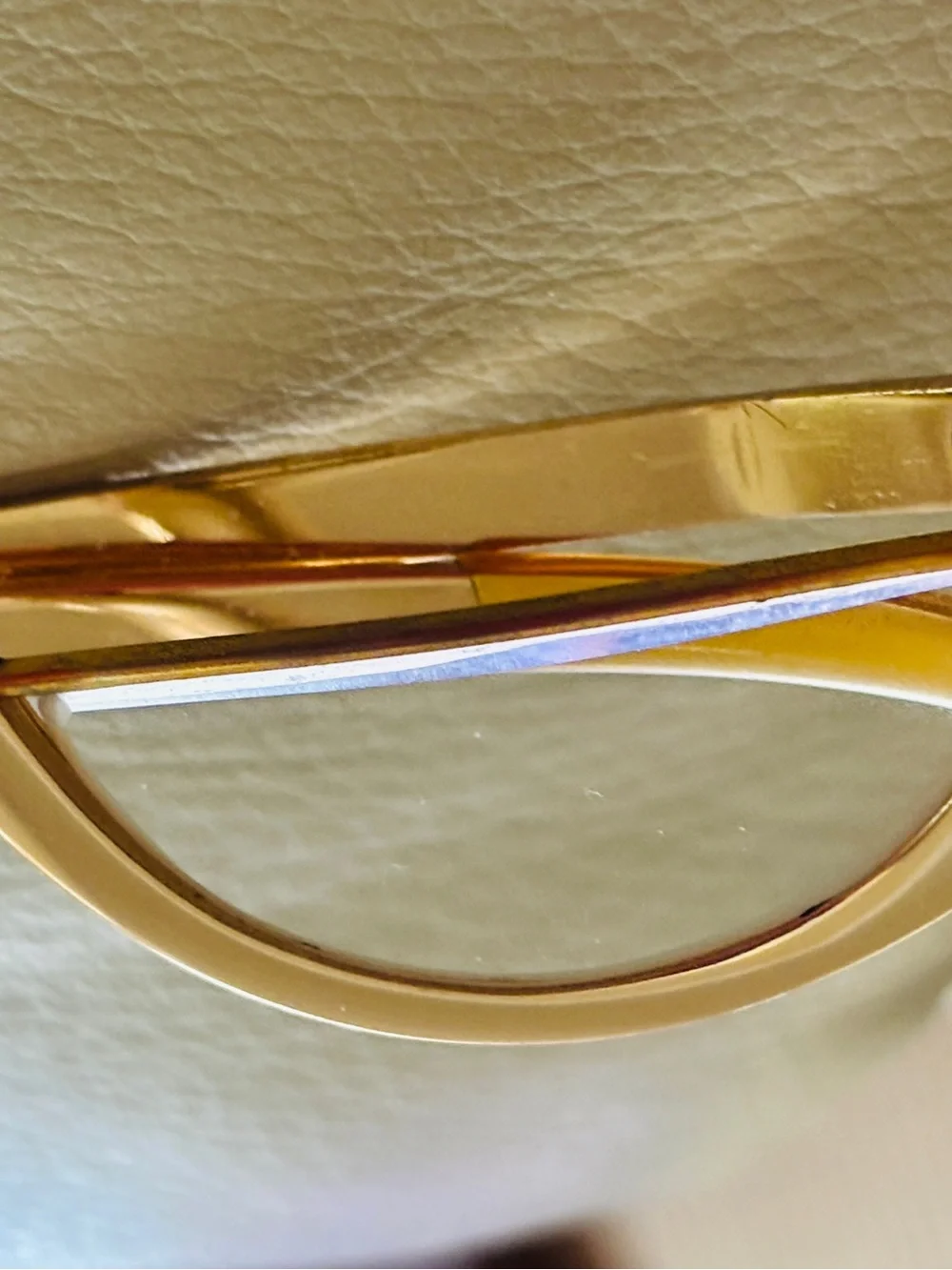 RARE Hard To Find - Whitney USA Vintage Gold Women's Half-Frame Reading Glasses